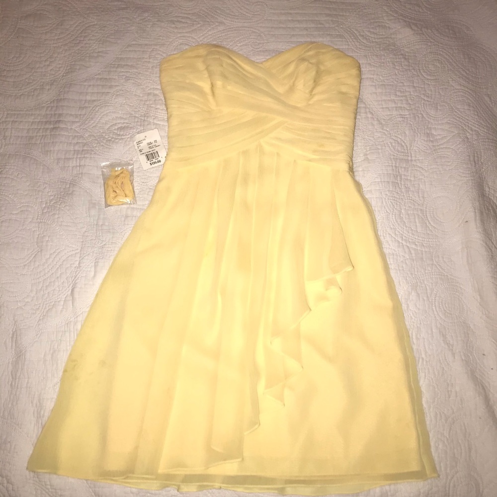 David’s Bridal Yellow Dress